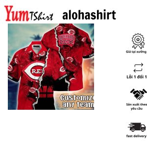 Cincinnati Reds MLB Hawaiian Shirt Custom Lemonade Stands Aloha Shirt