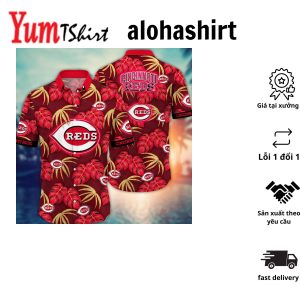 Cincinnati Reds MLB Hawaiian Shirt Custom Sun Rays Aloha Shirt