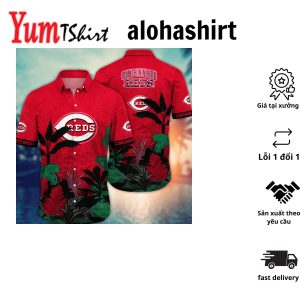 Cincinnati Reds MLB Hawaiian Shirt July Aloha Shirt