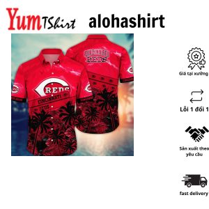 Cincinnati Reds MLB Hawaiian Shirt Road Trips Aloha Shirt