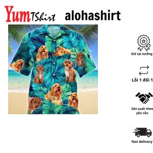 Chow Chow Hawaiian Shirt Dog Summer Leaves Hawaiian Shirt Unisex Print Aloha Short Sleeve Casual Shirt Summer Gifts