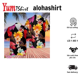 Colorful Flower Trending Hawaiian Shirt Summer Vacation Hawaiian Shirt