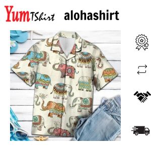 Coral Shell Beige Hawaiian Shirt 3D Summer Gifts