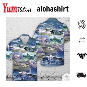 Corsair II Aviation Series Hawaiian Shirt Collection Air Force Style