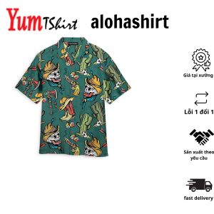 Cowboy Hawaiian Shirt Aloha Shirt