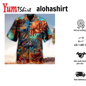 Crab Lovers Perfect Summer Hawaiian Shirt Ideal Gift