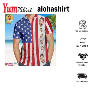 Custom Face Men’s Proud To Be A Math Teacher Men’s Aloha Hawaiian Shirt Best Gift For Teachers