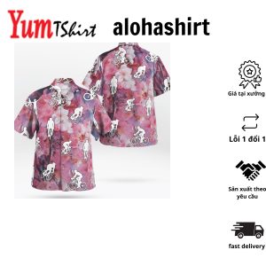 Cycling Flower Hawaiian Shirt