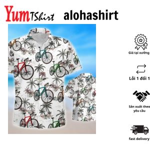 Cycling You Want Tropical Style Custom Photo – Hawaiian Shirt – Personalized Photo Gifts Hawaiian Shirt