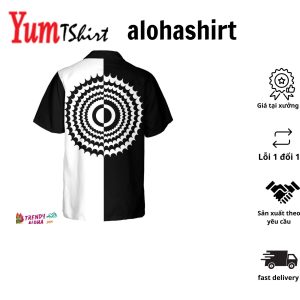Cycling Pattern Hawaiian Shirt