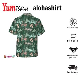 Cycling Tropical Usa Flag Hawaiian Shirts For Men And Woman 3D Full Print Cycling Hawaii Aloha Beach Shirt