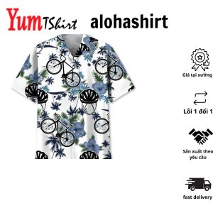 Cycling White Coconut Hawaiian Shirt