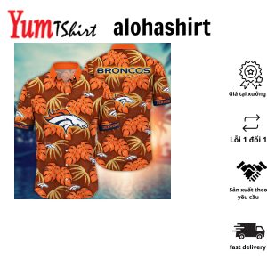 Denver Broncos NFL Hawaiian Shirt SunDrenched Aloha Shirt