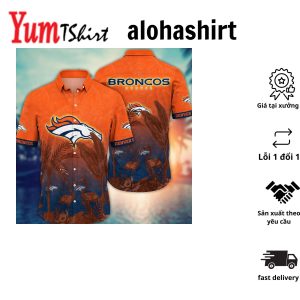 Denver Broncos NFL Hawaiian Shirt Surfing Aloha Shirt
