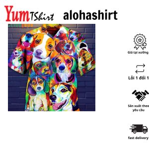 Dogue De Bordeaux Dog Lovers Hawaiian Style For Summertime All Printed 3D Hawaiian Shirt