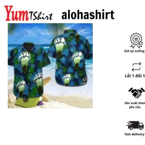 Fantastic Bigfoot Camping Aloha Hawaiian Shirts For Men And Women