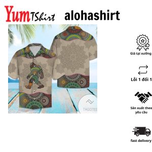 Find Bigfoot Mandala Summer Vibe Tropical Hawaiian Shirts