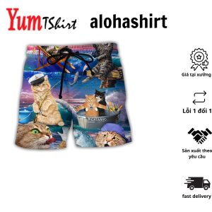 Fishing Cat – Hawaiian Shirt