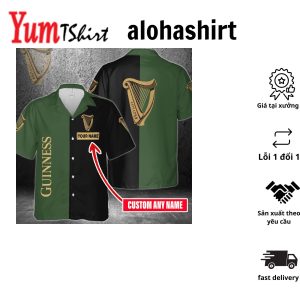 Guinness Custom Name Hawaiian Party Ready Shirt