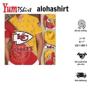 Kansas City Chiefs 4 NFL Gift For Fan Hawaiian Graphic Print Short Sle