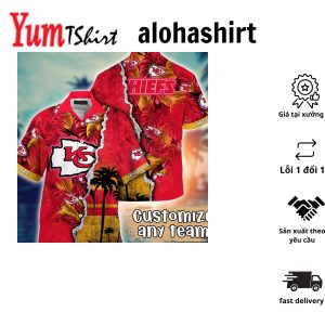 Kansas City Chiefs NFL Hawaiian Shirt Custom Shorts Aloha Shirt
