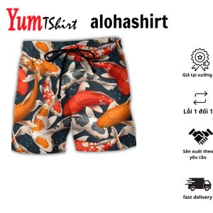 Koi Fish Hawaiian Shirt