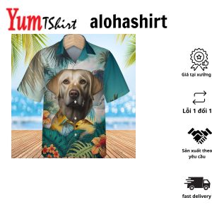 Labrador Retriever 2 – 3D Tropical Hawaiian Shirt