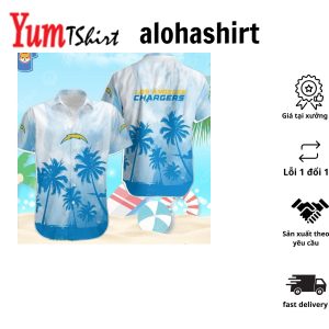 Los Angeles Chargers Flower And Logo Hawaii Shirt And Shorts Summer Collection Aloha