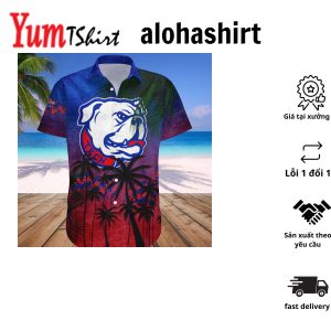 Louisiana Tech Bulldogs Hawaii Shirt Coconut Tree Tropical Grunge – NCAA