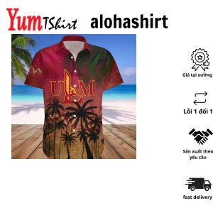 Maine Black Bears Hawaii Shirt Coconut Tree Tropical Grunge – NCAA