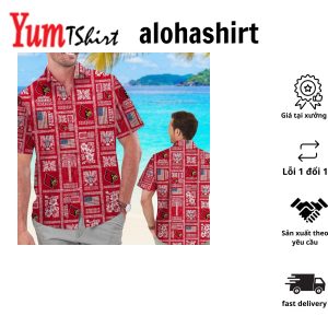 Louisville Cardinals Summer Commemorative Tropical Hawaiian Shirt