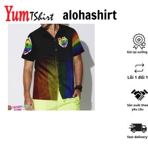 Love Amazing Lgbt Hawaiian Shirt Short Sleeve Hawaiian Aloha Shirt For Men And Women