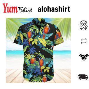 3D Parrots And Toucans Ace Ventura Pet Detective Custom Hawaii Shirt