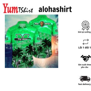 Marshall Thundering Herd NCAA Hawaiian Shirt Shortstime Aloha Shirt