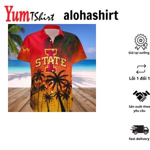 NCAA Iowa State Cyclones Coconut Tree Hawaiian Shirt