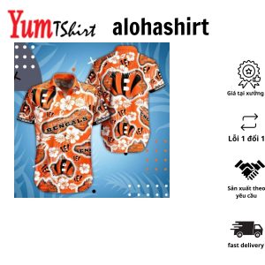 NFL Cincinnati Bengals Hawaiian Shirt Short For Fans 01
