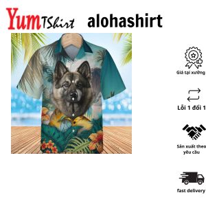 Norwegian Elkhound 2 Hawaiian Shirt Dog Lover Hawaiian Shirt Summer Hawaiian Shirt For Men And Women