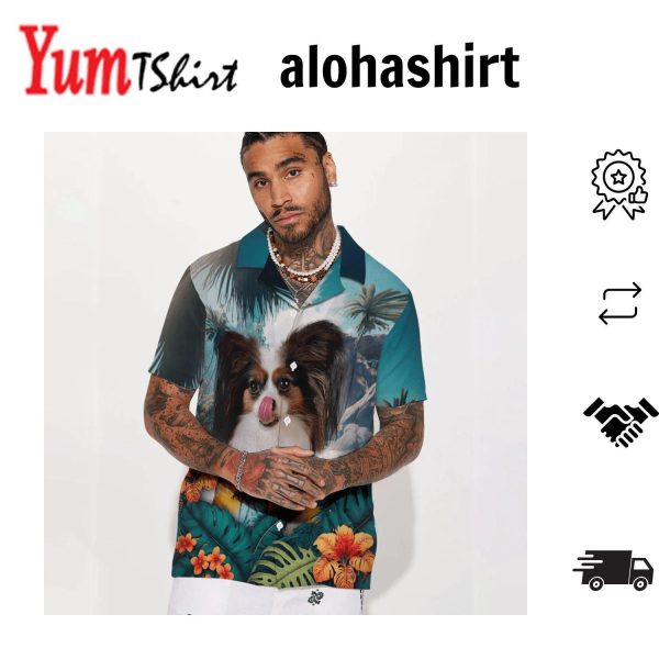 3D TRex Hawaii Shirt Hawaiian Shirts For Men Print Button Down Shirt