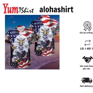 Patriot Hawaii Shirt 4Th Of July Eagle Star Honour Hawaiian Shirt Adult Unisex Full Print