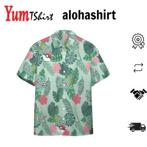 Pokemon Bulbasaur Hawaiian Pattern Ball Fans Hawaiian Shirt And Short For Men And Women