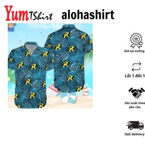 Robin Logo Batman Beach Shirt Men And Women Gift Hawaiian Shirt