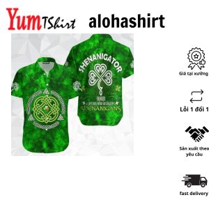 Shamrock St Patrick’s Day Short Sleeve Hawaiian Shirt St Patrick’s Day Shirt Shamrock Hawaiian Shirt