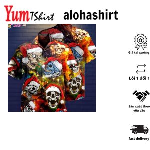 Skull Love Christmas Hawaiian Shirt