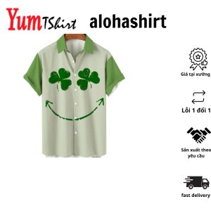 St Patrick’s Hawaiian Shirt Irish Hawaiian Shirt