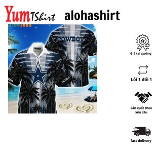 Star Rise Up In Coconut Forest NFL Dallas Cowboys Hawaiian Shirt Perfect Gifts For Your Loved Ones
