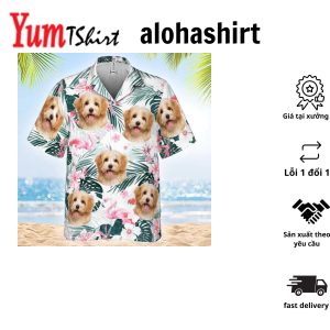 Summer Vibe – Personalized Custom Face Unisex Hawaiian Shirt – Upload Image Gift For Family Pet Owners