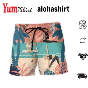 Yoga Saved Me From Being A Pornstar Now I’m In Love With Myself Lover Yoga Aloha Hawaiian Beach Shorts