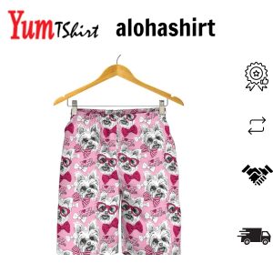 Yorkshire Terrier Pattern Print Design 03 For Men Women Kid Shorts