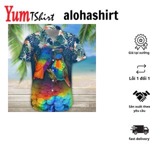 4Th Of July Hawaiian Shirt Octopus Celebrates 4Th Of July Flower Black Hawaii Aloha Shirt
