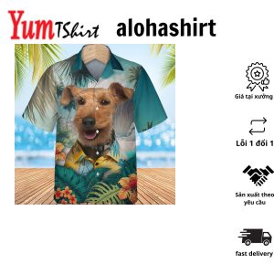 Airedale Terrier – 3D Tropical Hawaiian Shirt